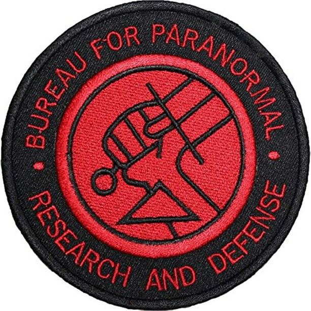 4 Hellboy Bureau of Paranormal Research & Defense Logos DELUXE Patch Set of 